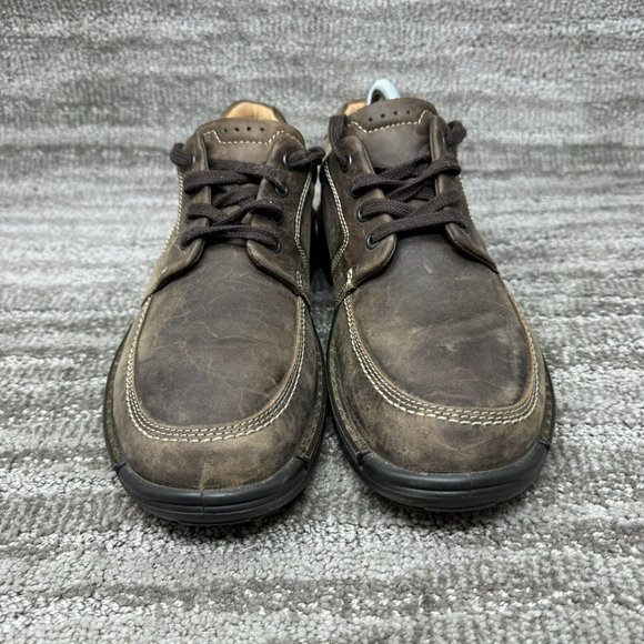 ECCO Fusion II Tie Cocoa Brown Nubuck Lace Up Oxfords Mens Size 8 Comfort Shoes main image 3